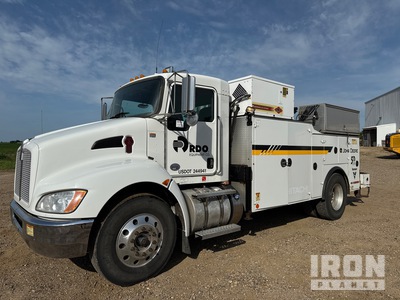 2015 Kenworth T370 4x2 شاحنة خدمة