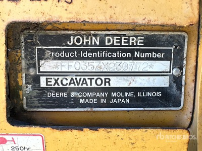John Deere 35D Minikoparka