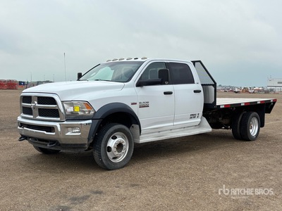 2015 Ram 5500 SLT 4x4 Crew Cab Flatbed Truck
