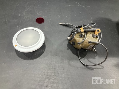 (2) Headsets, (13) Dome Lights, (46) Lens Lights & Assorted Items