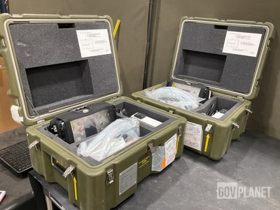 (2) Impact Uni-Vent 754M Portable Ventilators w/Storage Cases