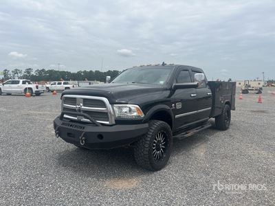 2013 Ram 3500 4x4 Crew Cab Utility Truck