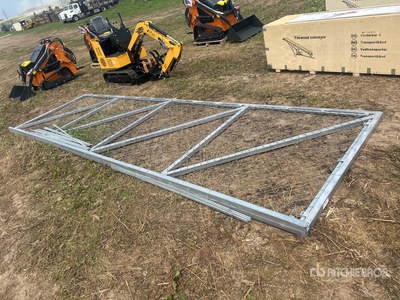 19 ft 8 in x 6 ft Aluminium Driveway Gate