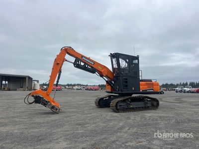 2022 Doosan DX225LL-5 Heel Boom Chargeuse de grumes