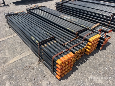 Quantity of (4) Bundles of 2.375 in x 10 ft Drill Pipe (Unused)