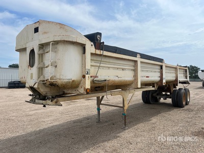 2008 Clement LW3526 35 ft T/A Frameless End Dump Trailer