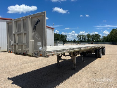 1985 Ravens 54241 42 ft T/A Spread Axle Flatbed Trailer