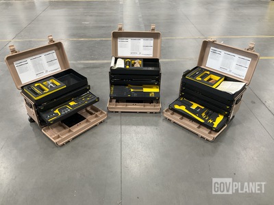 (3) Kipper Tool Aircraft Maintenance Tool Kits
