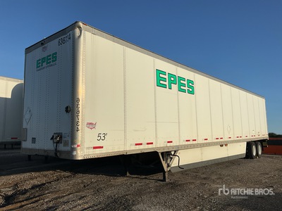 2016 Wabash DVCVHPC 53 ft x 102 in T/A Van Trailer