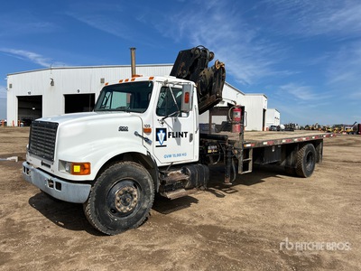 1999 Hiab 125 6000 lb Knuckle Boom on 1999 International 4700 4x2 Boom Truck
