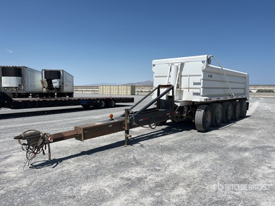 2012 Williamsen KL 22 ft 5/Axle Dog Pup Dump Trailer