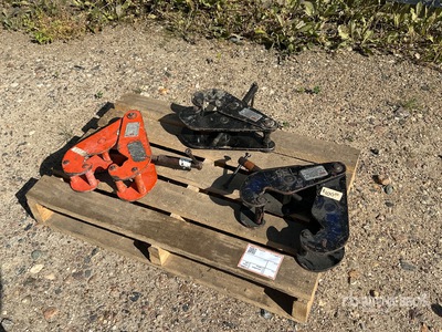 Quantity of (3) 3 Ton Beam Clamps