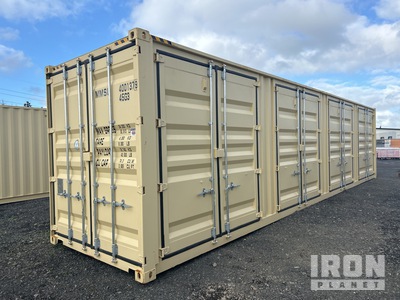 2025 40 ft High Cube Multi-Door Storage Container