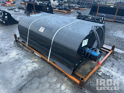 2025 GIYI GY-BS72B 1040 mm Skid Steer Sweeper (Unused)