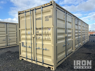 2025 40 ft High Cube Multi-Door Storage Container