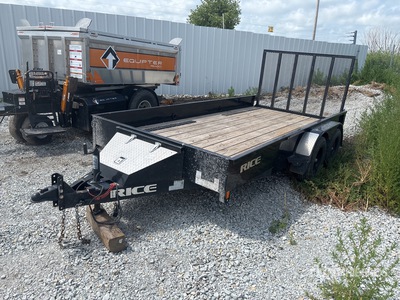2020 Rice Trailers TST 7614 14 ft T/A Utility Trailer