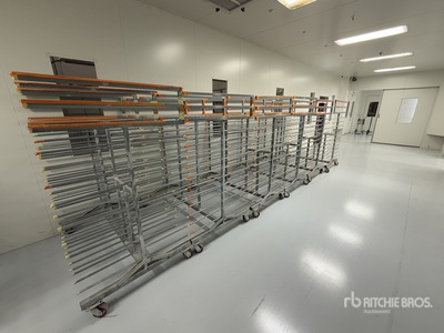 Quantity of (6) Horizontal Panel Transfer Trolleys Divers