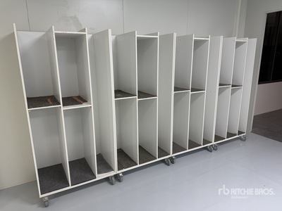 Quantity Of (4) Mobile Door Trolleys Divers