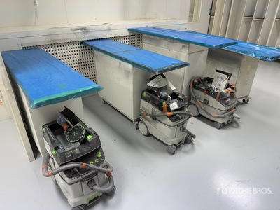 Quantity of (4) Mobile Workshop Trolleys Divers