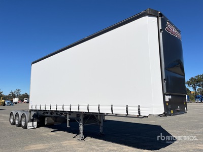 2018 Vawdrey 8.2 m Tri/A B-Double Lead Curtain Side Trailer