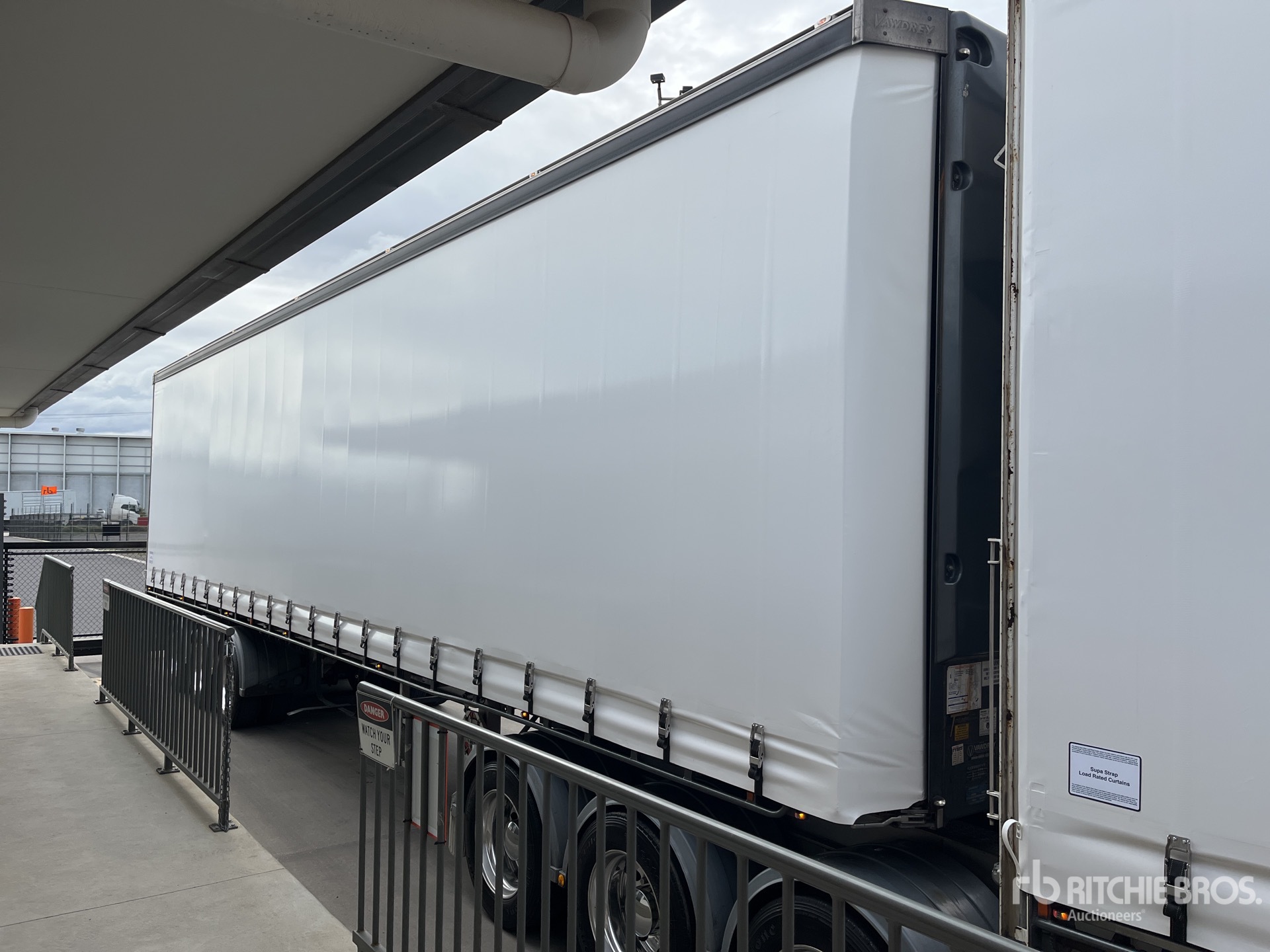 2018 Vawdrey Tri/A B-Double Lead Curtain Side Trailer