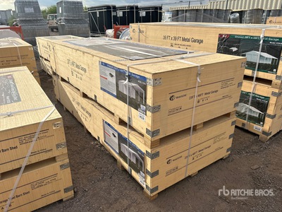 2025 KJ K2346 23 ft x 46 ft Metal Garage Storage Building (Unused)