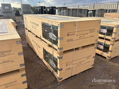 2025 KJ K3939 39 ft x 39 ft Metal Garage Storage Building (Unused)