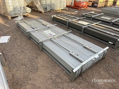 Quantity of (200) 2025 KJ K0310 10 ft Galvalume Corrugated Steel Plates (Unused)