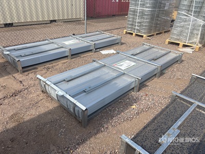 Quantity of (200) 2025 KJ K0310 10 ft Galvalume Corrugated Steel Plates (Unused)