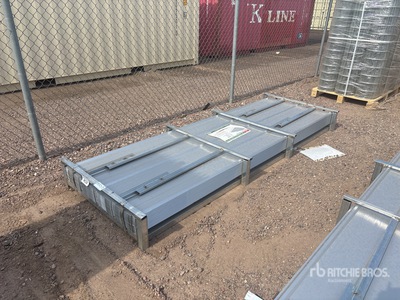 Quantity of (200) 2025 KJ K0310 10 ft Galvalume Corrugated Steel Plates (Unused)