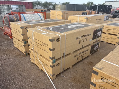 2025 KJ K4525G 45 ft x 25 ft Metal Garage Storage Building (Unused)