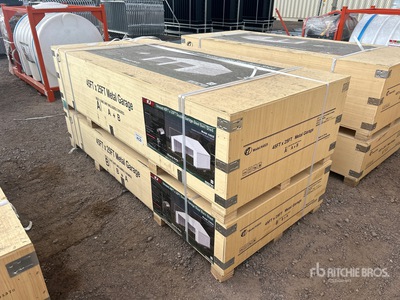 2025 KJ K4525G 45 ft x 25 ft Metal Garage Storage Building (Unused)