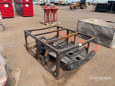 2025 KJ AMK20 65 in Excavator Rake - Fits Cat 320 / 17 - 24 ton (Unused)