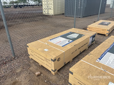 2025 KJ K1220 12 ft x 20 ft Metal Garage (Unused)
