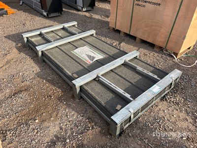 Quantity of (100) 2025 KJ K0307B 7 ft Corrugated PPGI Steel Plates (Unused)