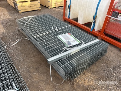 Quantity of (10) 2025 KJ K0703 7 ft x 3 ft Steel Grating Varios otros (Unused)