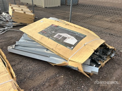 2025 KJ K2223 22 ft x 23 ft Metal Garage Storage Building (Unused)