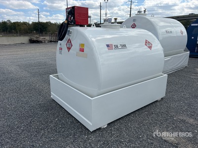 2025 AM Tank 1000 1050 gal Skid Mounted Steel Diesel Kraftstofftank (Unused)