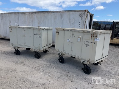 (2) Wel-Fab Collapsible Containers