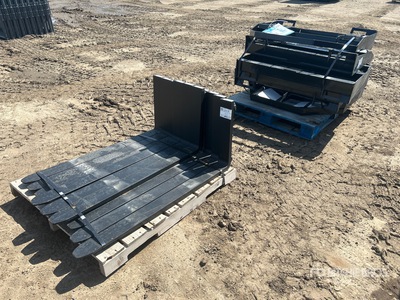 Quantity of (6) Mower King 48 in Skid Steer Forks (Unused)