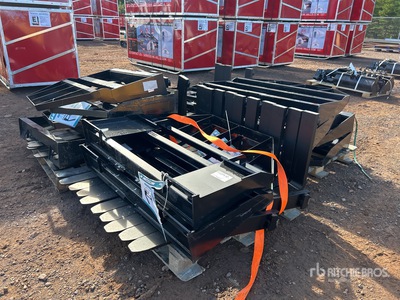 Quantity of (12) 2025 Mower King SA 48 in Skid Steer Forks (Unused)