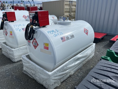 2025 AM Tank AM-TANK500 555 gal Skid Mounted Steel Tanque de combustible (Unused)