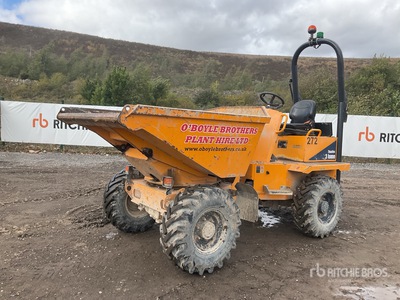 2018 Thwaites MACH580 3 ton 4x4 Swivel dumper