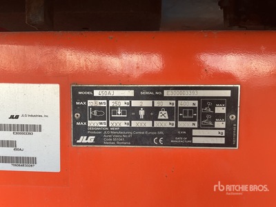 2016 JLG 450AJ Plataforma Elevadora Articulada