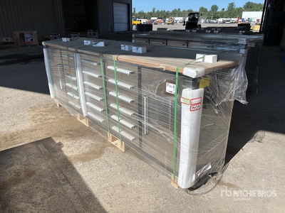 2025 Suihe NWB-18DS-2B -10 10 ft 18-Drawer Banco de trabajo (Unused)
