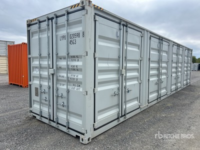 2025 40 ft High Cube Multi-Door Storage Container