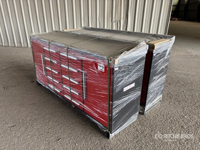 Quantity of (2) 2025 Suihe 7FT-WB-10D-2 7 ft 10-Drawer Werkbank (Unused)