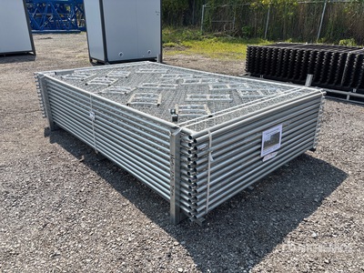 Quantity of (25) 2025 Suihe SF-D-25 10 ft x 6 ft Temporary Clôture de site (Unused)