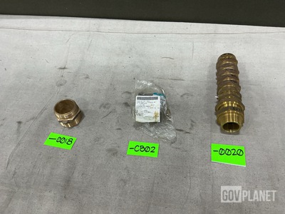 (110) Assorted Hose Adapters & (50) Pipe Couplings
