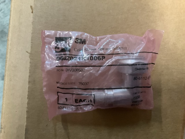 (34) 3M 06A2021R1006P Cold Shrink Spring Adapters